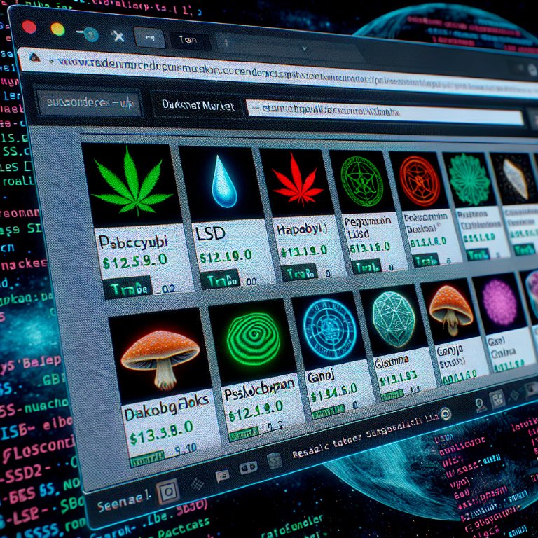 Diverse Drug Selection on the Darknet nexus link